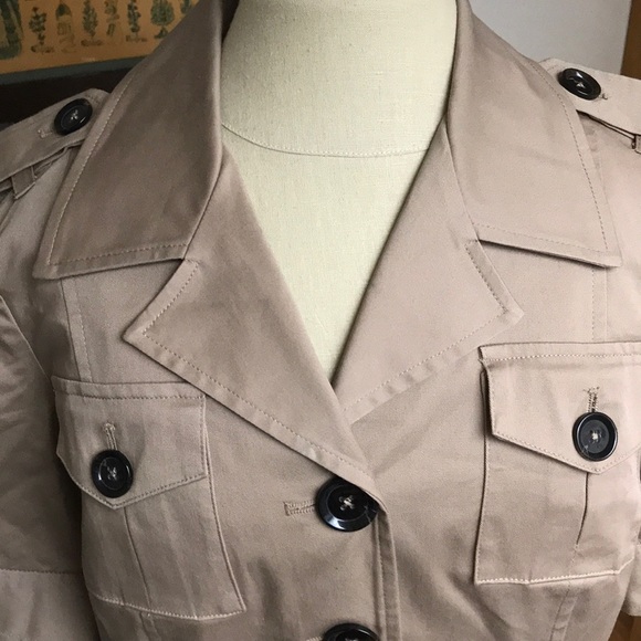Gently worn INC S/S light brown jacket - Picture 2 of 5